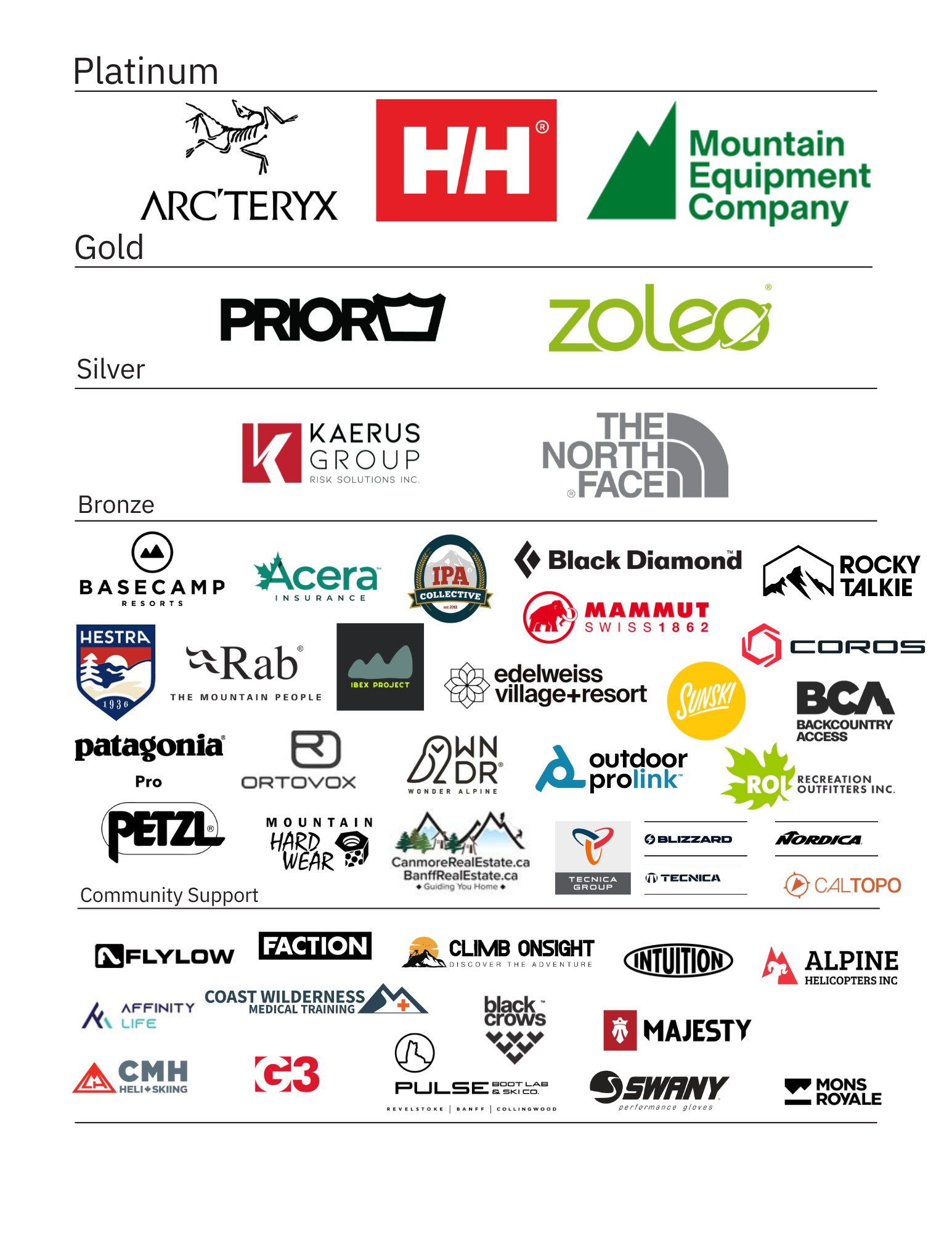 ACMG Sponsor Logos