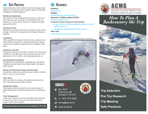 ski pamphlet